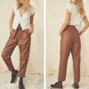 Free People Nightfall Paper Bag Pants Trousers